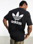 Фото #1 товара adidas Originals trefoil t-shirt in black