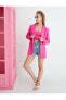 Oversize Keten Blazer Ceket