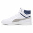 Фото #6 товара Puma Shuffle Mid Lace Up Mens White Sneakers Casual Shoes 38074815