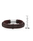 ფოტო #2 პროდუქტის Men's Leather String Design Bracelet