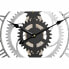 Фото #2 товара Настенное часы DKD Home Decor Серебристый Чёрный MDF Железо Шестерни Loft (60 x 4 x 60 cm)