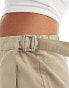 Only pleated mini skort in beige