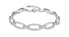 Fashionable silver bracelet with zircons AGB779/21