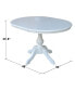 Фото #6 товара 36" Round Top Pedestal Table with 12" Leaf