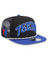 Фото #1 товара Men's Black/Royal Philadelphia 76ers Throwback Team Arch Golfer Snapback Hat