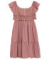 ფოტო #1 პროდუქტის Big Girls Cotton Crochet Babydoll Dress