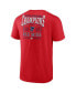 Фото #4 товара Men's Red Ole Miss Rebels 2023 Peach Bowl Champions Score T-shirt