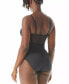 Coco Reef Contours Sterling Bra-Sized One-Piece Swimsuit Black Size 14/38CD