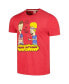 ფოტო #3 პროდუქტის Men's and Women's Red Beavis and Butt-Head Tri-Blend T-shirt