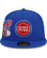 ფოტო #3 პროდუქტის Men's Blue Detroit Pistons City Cluster 59FIFTY Fitted Hat
