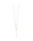 ფოტო #3 პროდუქტის 14K Yellow Gold Rosary Miraculous Medal Cross Y-Drop Necklace 18"