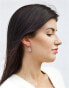 Фото #2 товара Fashion bicolor earrings with zircons AGUP2689-RHR
