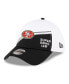 ფოტო #3 პროდუქტის Men's White, Black San Francisco 49ers Super Bowl LVIII Sideline 39THIRTY Flex Fit Hat