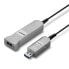 Lindy USB 3.0 Hybrid Cable 50m - 50 m - USB A - USB A - USB 3.2 Gen 1 (3.1 Gen 1) - Male/Female - Black - Silver