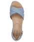 Фото #4 товара Women's Eviee Memory Foam Wedge Sandals, Created for Macy's