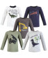 Фото #2 товара Baby Boys Long Sleeve T-Shirts, Construction Dino