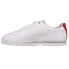 Фото #5 товара Puma Ferrari Roma Via Perforated Lace Up Mens White Sneakers Casual Shoes 30703