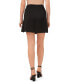 ფოტო #2 პროდუქტის Women's Solid Side Slit Short A-line Mini Skirt