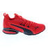 Фото #1 товара Puma Axelion NXT 19565609 Mens Red Canvas Lace Up Athletic Running Shoes
