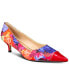 ფოტო #1 პროდუქტის Women's Jacey Luxurious Pointed-Toe Kitten Heel Pumps