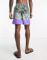 Nike Swimming Icon Volley 7 inch printed swim shorts in purple