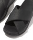 Шлепанцы женские Fitflop Tumbled-Leather Cross Men's Черный, 9 - фото #4