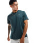 Nike Running Miler Dri-FIT t-shirt in khaki