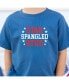 ფოტო #2 პროდუქტის Little and Big Boys Star Spangled Stud Short Sleeve T-Shirt