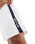 Tommy Hilfiger monotype medium drawstring tape swim short in white