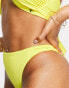Фото #6 товара Candypants high leg bikini bottom in yellow