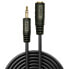 Фото #1 товара Lindy 5m Premium Audio 3.5mm Jack Extension Cable - 3.5mm - Male - 3.5mm - Female - 5 m - Black