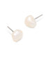 ფოტო #2 პროდუქტის "14k Gold" Olive Biwa Imitation Pearl Stud Earrings