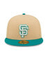 Фото #3 товара Men's Natural, Teal San Francisco Giants Mango Forest 59FIFTY fitted hat