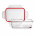 Lunch box Ibili 754704 Borosilicate Glass Rectangular 400 ml 10 x 15 x 5 cm