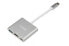 Фото #1 товара USB-концентратор iBOX IUH3CFT1 - USB 3.2 Gen 1 (3.1 Gen 1) Type-C - HDMI, USB 3.2 Gen 1 (3.1 Gen 1) Type-A, USB 3.0 (3.1 Gen 1) Type-C - 5000 Mbit/s - Silver - 0.11 м - 50 мм