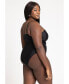 ფოტო #3 პროდუქტის Plus Size Strapless Hardware Detail One Piece