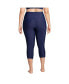 Plus Size High Waisted Modest Swim Leggings with UPF 50 Sun Protection