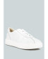 Фото #1 товара MAGULL Womens Solid Lace Up Leather Sneakers