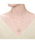 Фото #2 товара Sterling Silver 14K Gold Plated with Genuine Freshwater Pearl Pendant Necklace