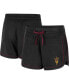 ფოტო #1 პროდუქტის Women's Heathered Black Arizona State Sun Devils Lil Sebastian Shorts
