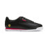 Фото #1 товара Puma Scuderia Ferrari Roma Via Perf Mens Black Motorsport Sneakers Shoes