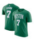 Фото #4 товара Men's Jaylen Brown Kelly Green Boston Celtics Icon 2022/23 Name and Number Performance T-shirt