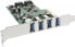 Фото #1 товара Kontroler InLine PCIe 2.0 x1 - 4x USB 3.0 (76664C)