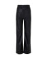 Фото #2 товара Women's Wide Leg Pleather Pants