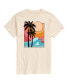 Hybrid Apparel Trendy Juniors Palm Waves Graphic Tee бежевый/хаки, S - фото #4