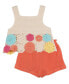 Baby Girl Crochet Short Set
