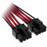 Фото #3 товара Corsair Premium Sleeved 12+4 Pin PCIe Gen5 12VHPWR 600W - schwarz/red