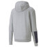 Фото #4 товара Puma Rbr Logo Hooded Full Zip Sweat Jacket Mens Grey Casual Athletic Outerwear 7