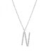 N Cubica RZCU14 Silver Pendant Necklace (Chain, Pendant)