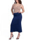ფოტო #3 პროდუქტის Women's Foldable Waistband Relaxing to Wear Skirt